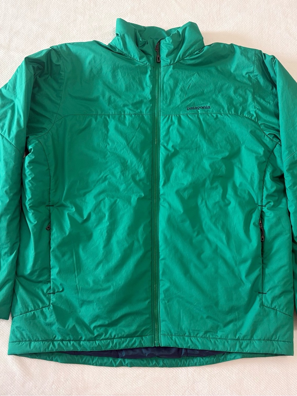 Patagonia Green and Teal Puffer PRIMALOFT Jacket SZ XL